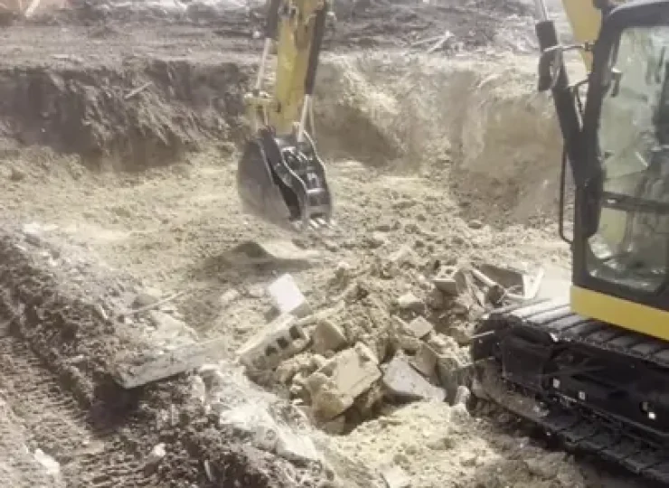 Excavation and site prep poster - Florida