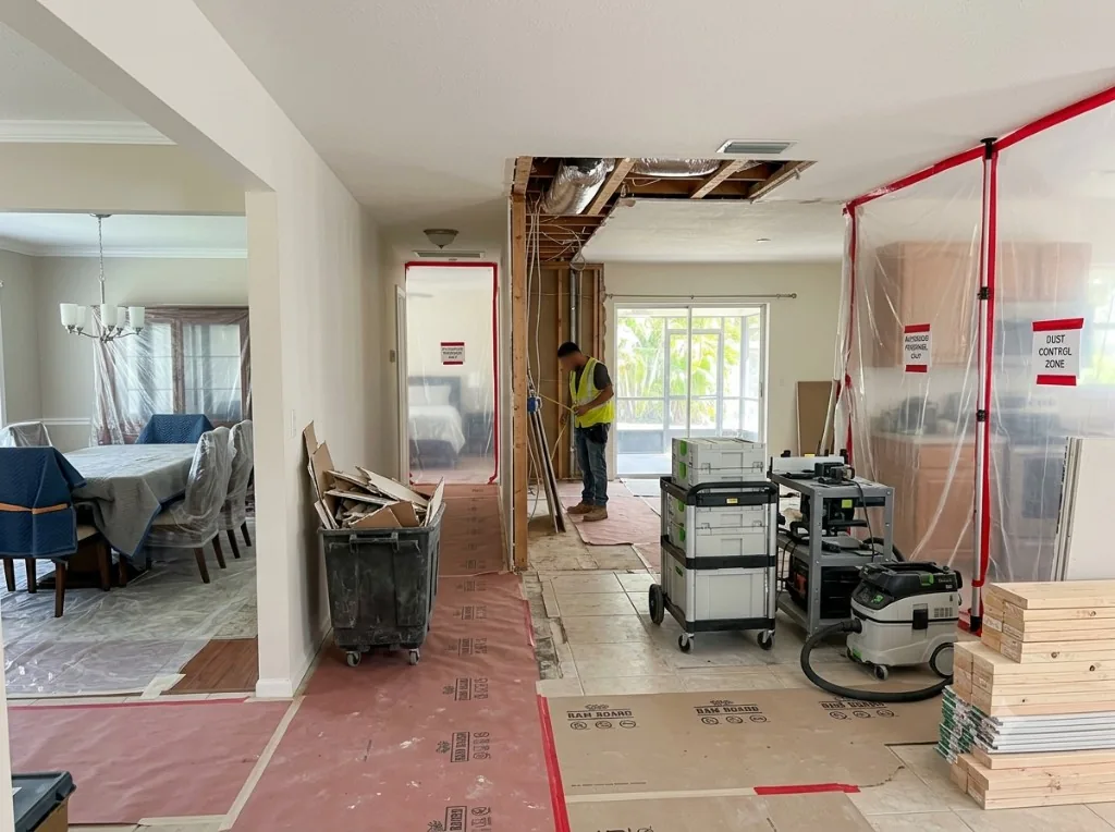 305UGC room addition HVAC and electrical rough-in