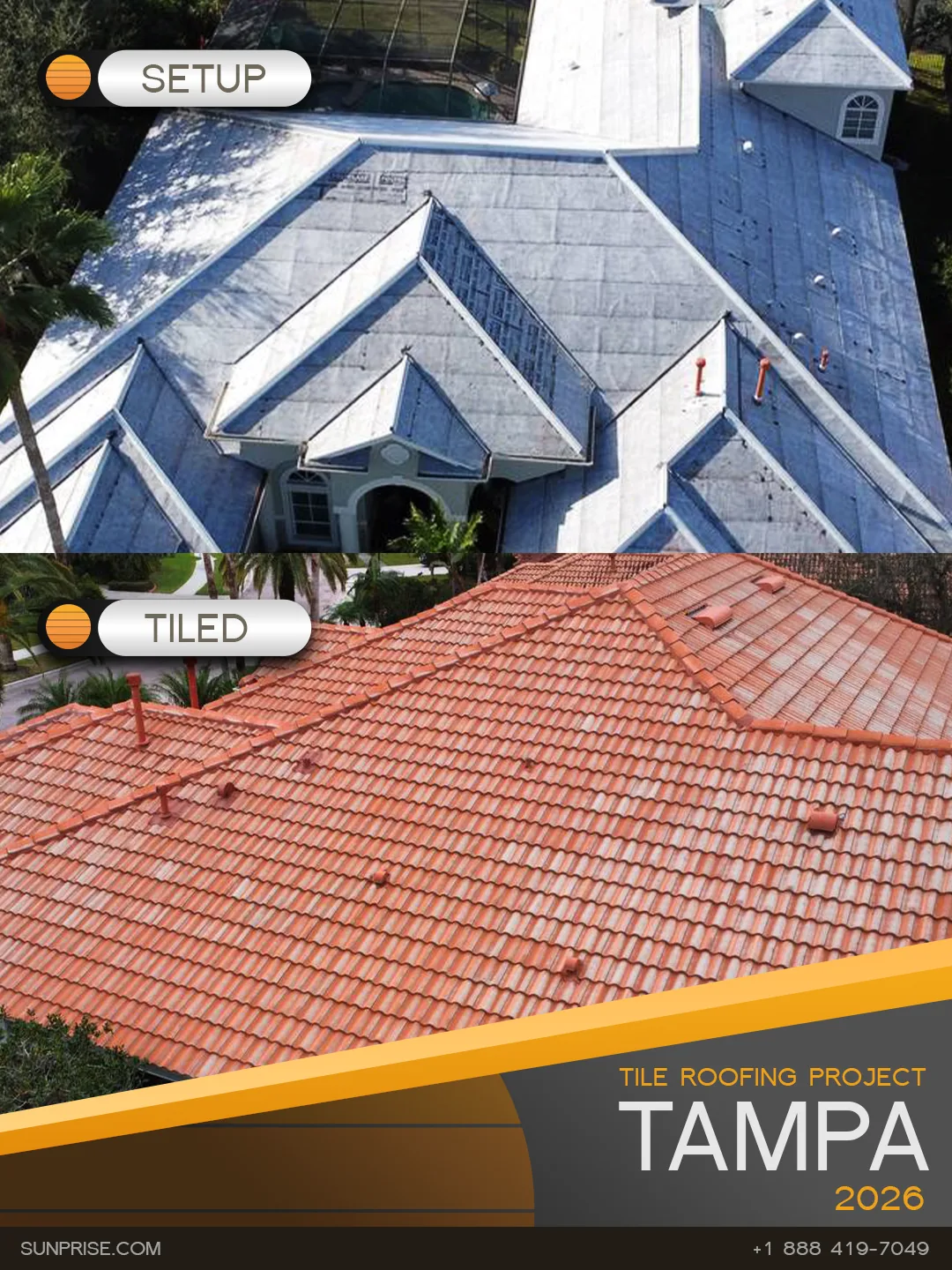 305UGC Tampa tile roof repair and restoration